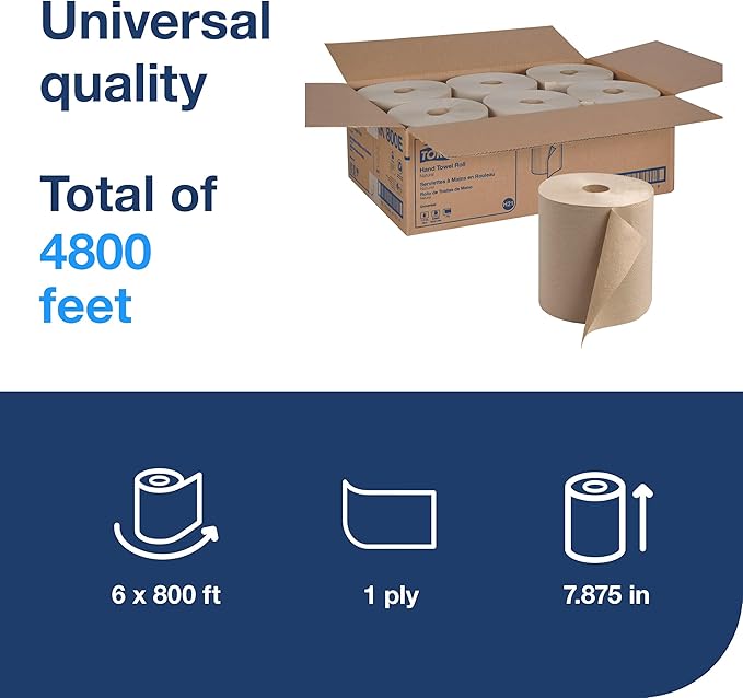 Tork Paper Towel Roll Natural