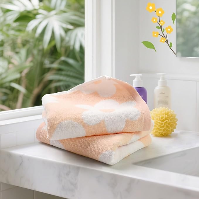 Jacquotha Floral Hand Towels for Bathroom