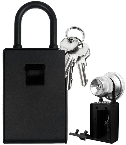 Kingsley Smart Wall Mount Key Lock Box with Bluetooth Keyless Entry, Extra Large for Keys & Access Cards, Auto Lock, App Control, IP65 Waterproof, Secure Code, for Home, Office, & Airbnb (Standard)