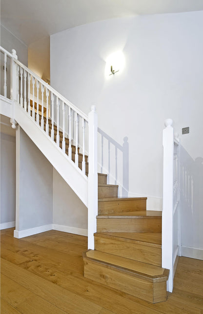 Johnstone's - Wood & Metal Paint - Satin Finish - Brilliant White - 1.25L - Water Based - Non Drip & Quick Drying - Radiator Paint - Low Odour - Dry in 1-2 Hours - 8m2 Coverage per Litre