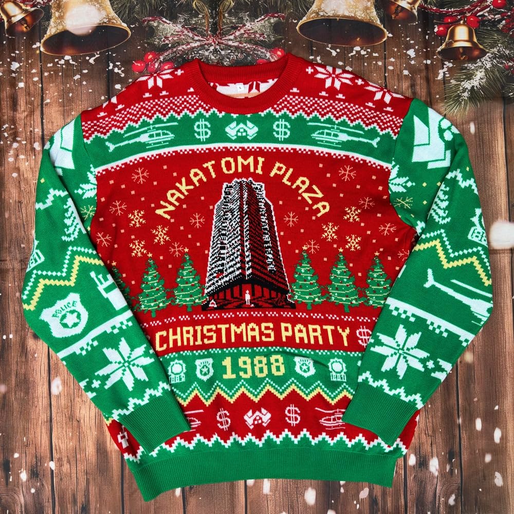 Ugly Christmas Sweater for Women 2025 - Ugly Knitted Sweaters for Men, Women - Xmas Movie Sweater - X-mas Knitted Sweatshirt - Gifts for Christmas (XL)