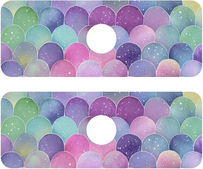 Kitchen Sink Splash Guard 2 PCS 14.7 Inch Sink Faucet Mat Splash Guard