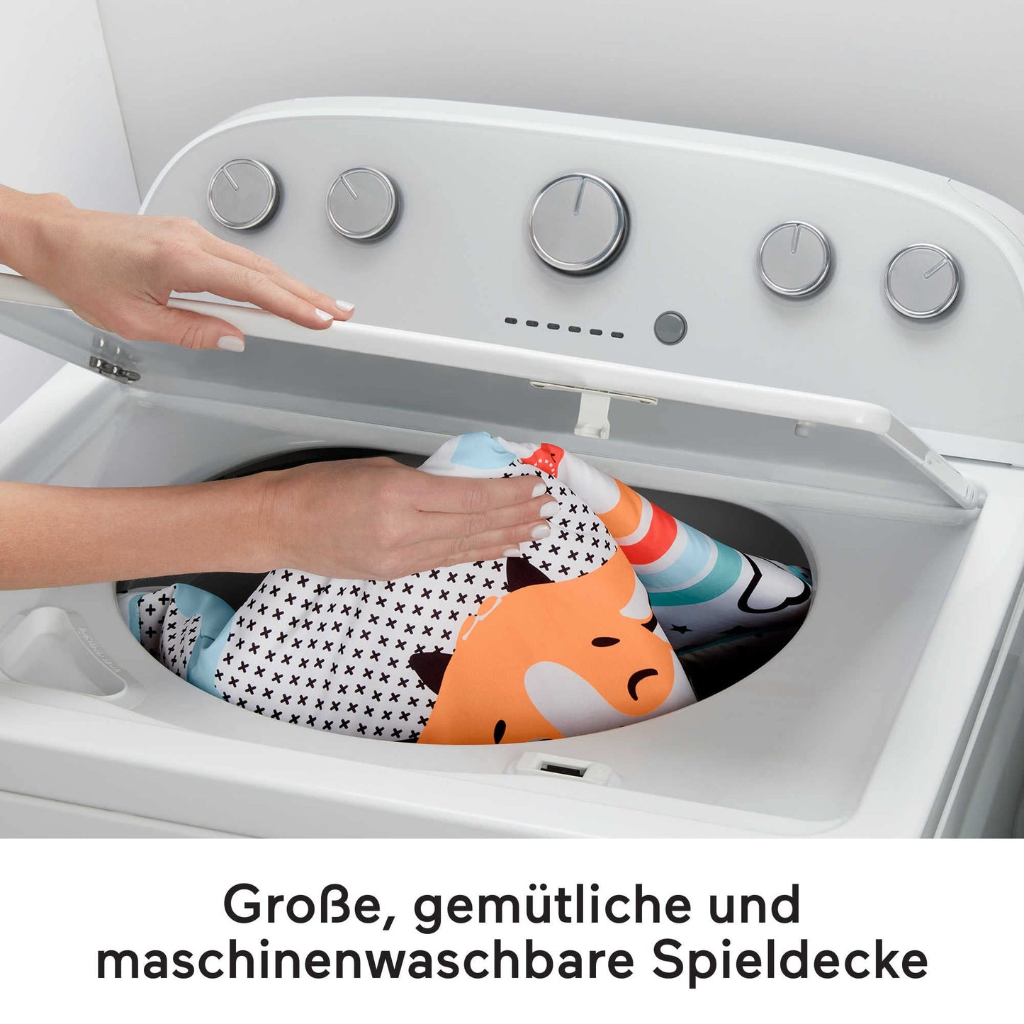 Fisher-Price Glow & Grow Gym Baby Play Mat, Baby Gym Play Mat for Newborn to 3 Year Old with Light Up Musical Otter, Toys and Comfy Baby Mats for Floor Play, Playmats & Floor Gyms Baby Toys, HBP41
