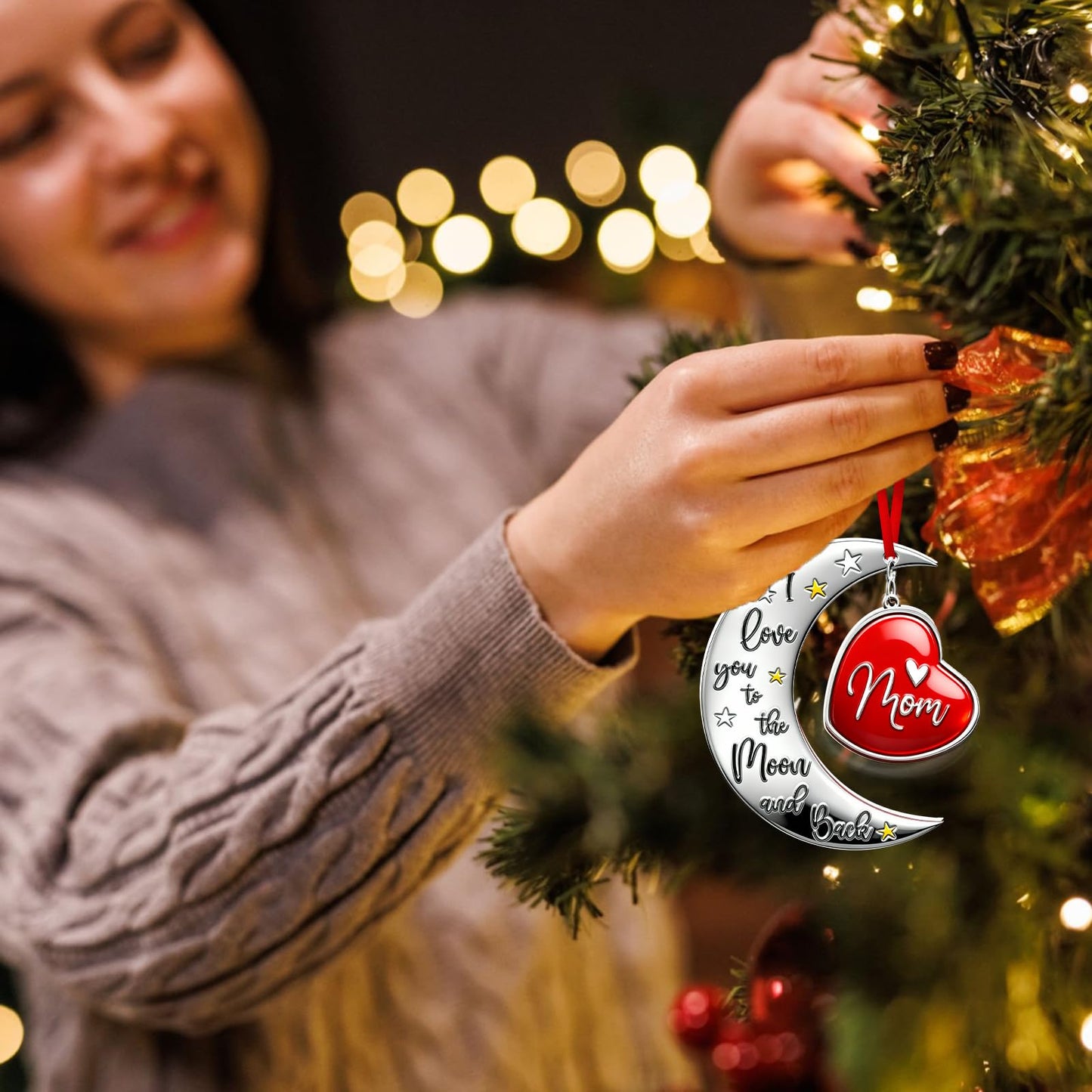 Gifts for Mom from Daughter Son - Christmas Ornaments 2025 for Tree Decorations - Mom Gifts for Christmas, Mother Daughter Gift Ideas, Mama Gift for Mother in Law