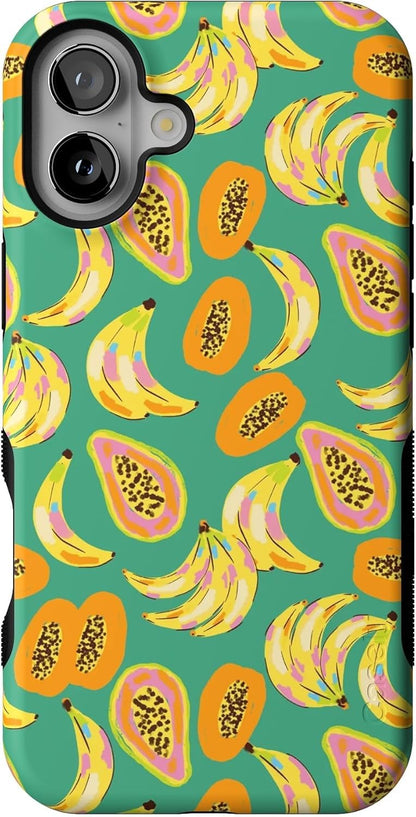 Casely iPhone 16 Case | Nantucket Cottage | Blue Hydrangea | Compatible with MagSafe | Bold Protective Design