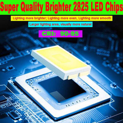 SUYOOULIN LED Strip Lights, SMD 2835 LED Strip, DC12V 1200LEDs 16.4Ft 26000LM High Density LED Light Strips Waterproof IP65, 3 Times Brightness Than SMD3528 LED Strip, Cool White 6500K