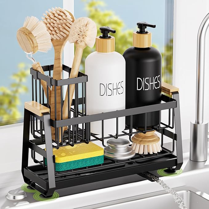 Sponge Holder for Kitchen Sink, Kitchen Sink Caddy