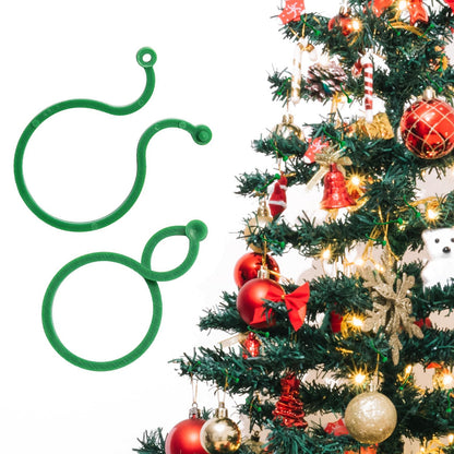 Hysagtek 200 Pcs Christmas Tree Light Clip for String Lights and Ornament, Weatherproof Ornament Hanger on Xmas Trees Indoor Outdoor