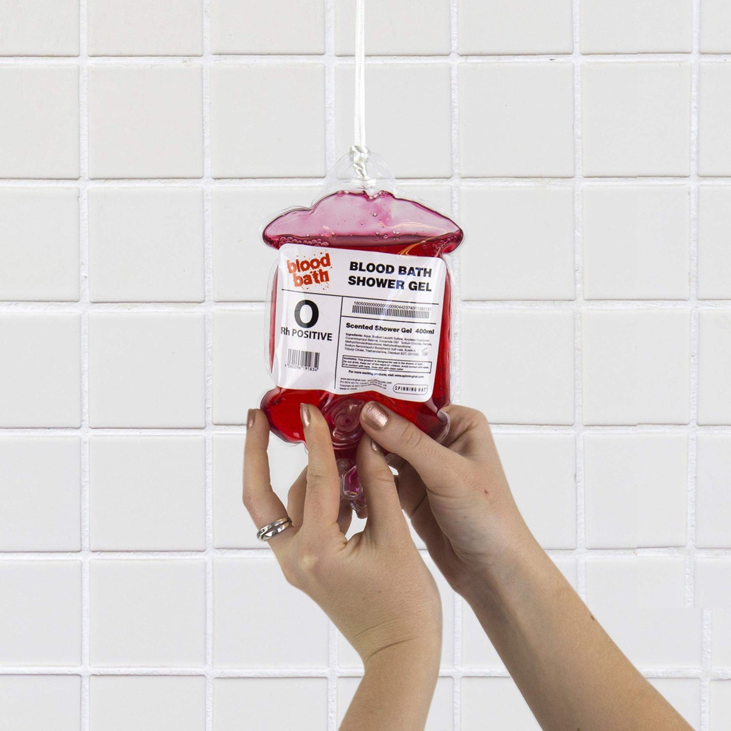 Spinning Hat Blood Bath Shower Gel