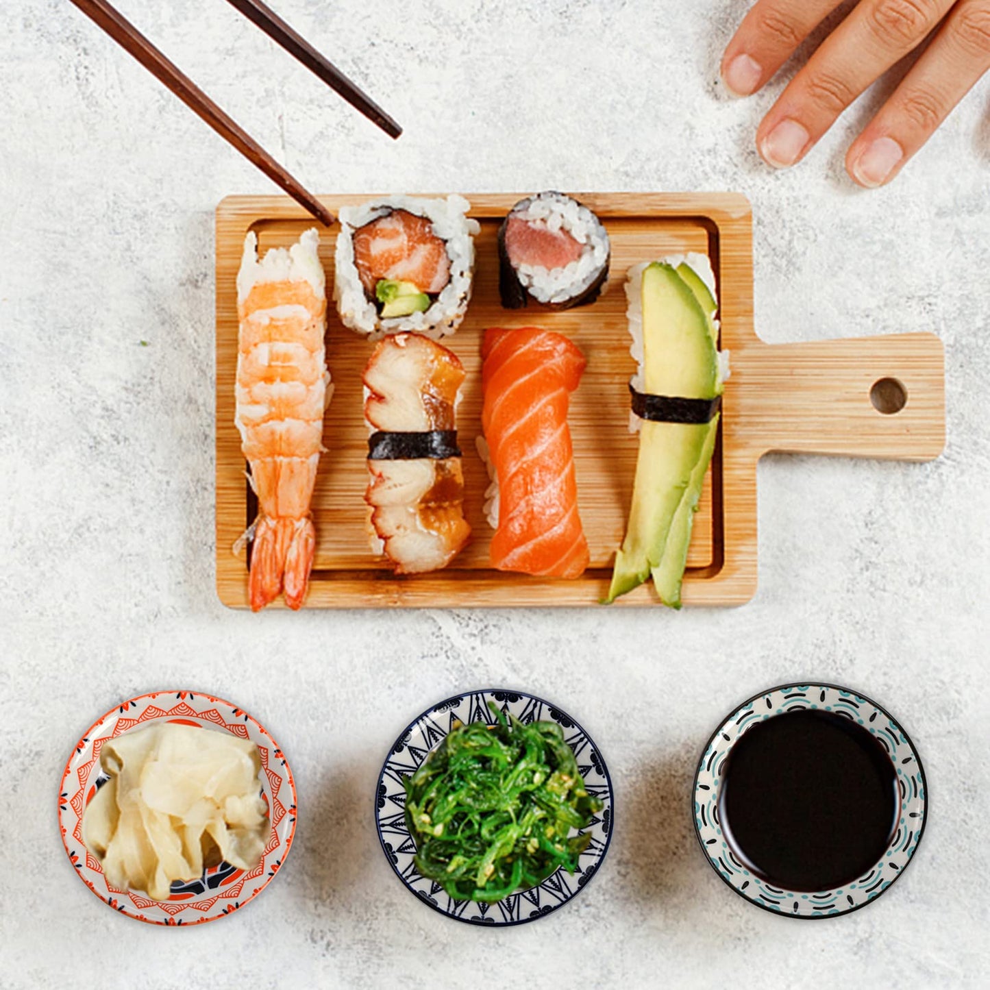 Cedilis 12 Pack Ceramic Soy Sauce Dipping Bowls, 3.5oz Pinch Bowl for Kitchen Prep, 4 Inch Small Sushi Soy Sauce Dish Plate, Colorful Condiments Bowl Dish Dip Bowls Side Dishes