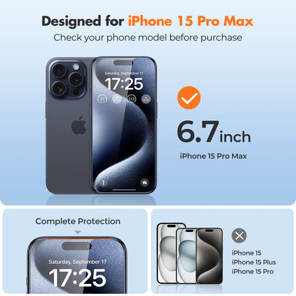 UNBREAKcable 2-Pack Screen Protector for iPhone 16e/13/13 Pro/14, Double Shatterproof Tempered Glass [Easy Installation] [9H Hardness] [99.99% HD] [Case Friendly] for Apple 13 Pro/13/14/16e 6.1 inch