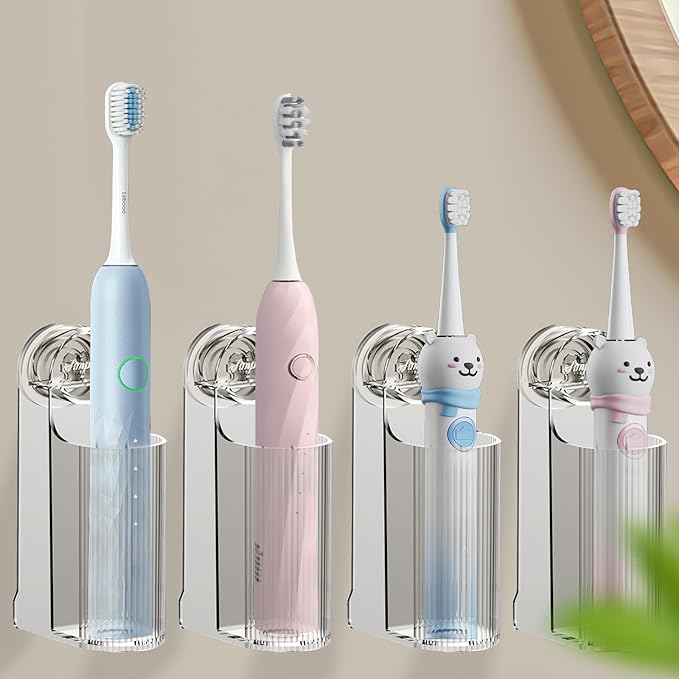 4 Pack Electric Toothbrush Holders