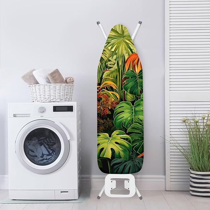 Tropical Palm Tree Leaf Ironing Board Cover