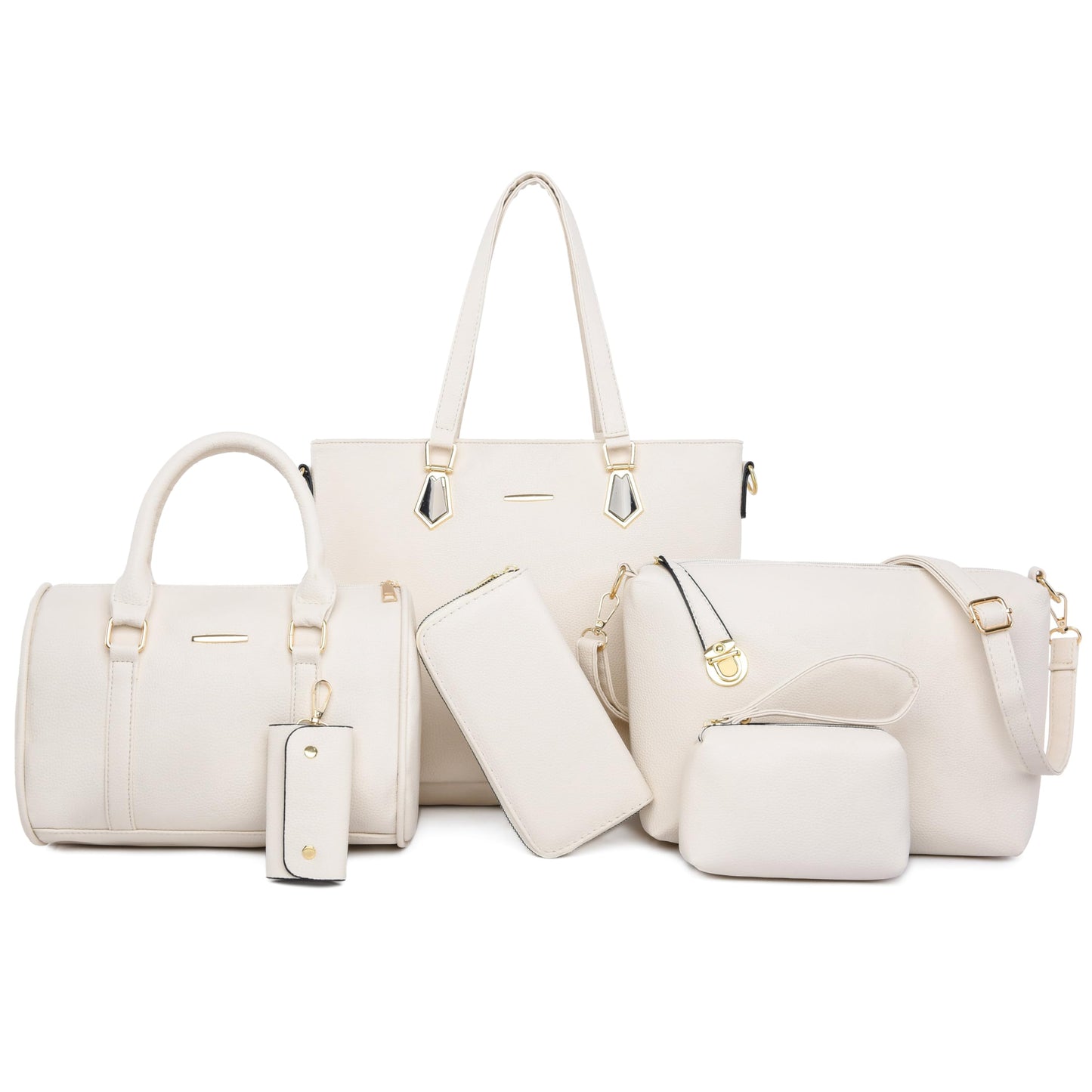 2E-youth Designer Purses and Handbags for Women Satchel Shoulder Bag Tote Top Handle Bag, 3c-beige
