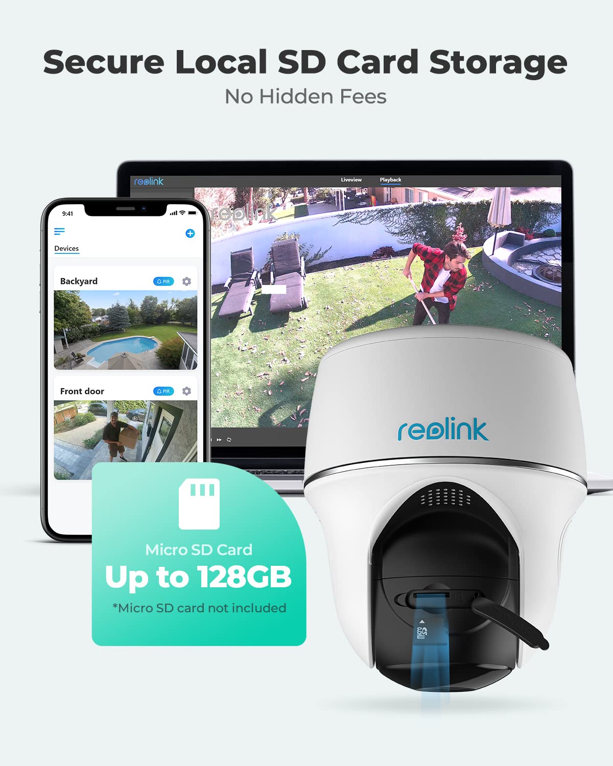REOLINK First 4K Solar Security Cameras Wireless Outdoor, Argus PT Ultra+ 3W Solar Panel, 360° Pan Tilt Auto-Tracking, 8MP Color Night Vision, 2.4/5 GHz Wi-Fi 6, No Monthly Fee, Home Hub Compatible