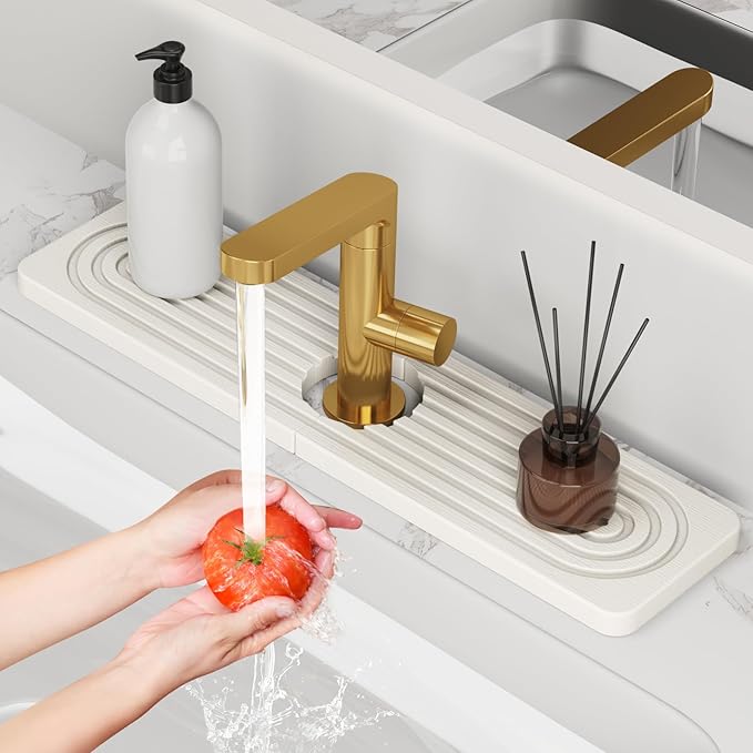 Stone Quick Dry Faucet Mat for Kitchen Sink Stone Faucet Mat for Kitchen Sink