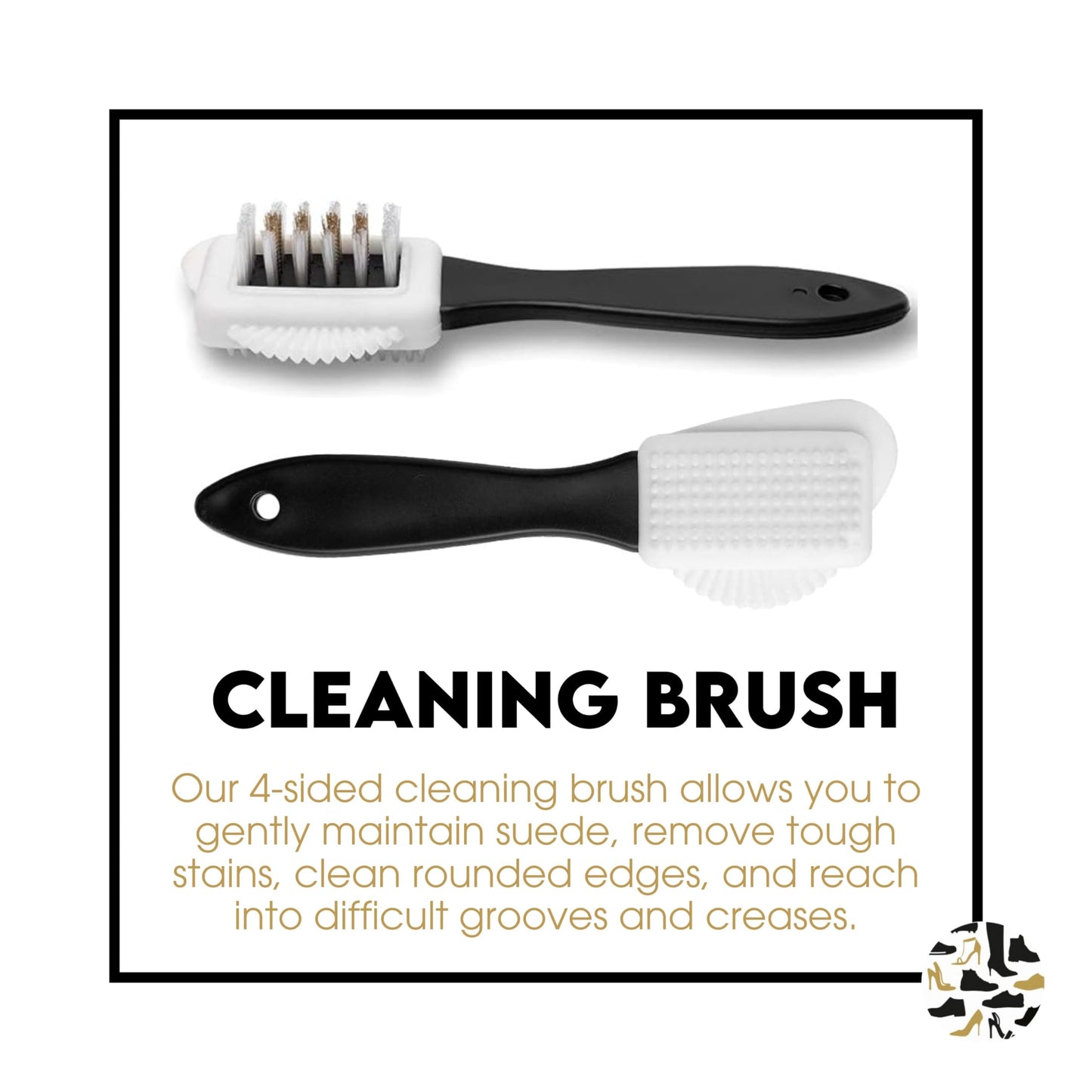 Shoe Clinic Suede Cleaner and Suede Brush | Deep Cleans & Protects | Use on Dress Shoes, Trainers, Boots, Heels, Sandals