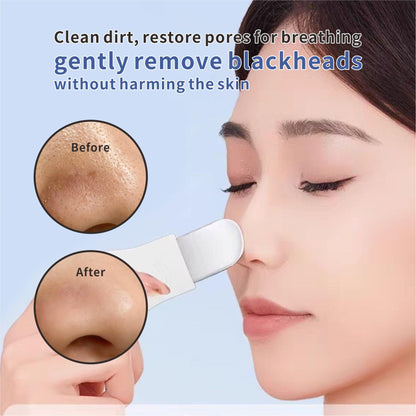 REVEX Silicone Nose Blackhead Remover Tool Set,Blackhead Scraper Tool,2Pcs Pore Cleaning Brush, Face Scrubber Skin Spatula, Pore Scrubber for Deep Cleansing,Face Exfoliator Scrubber for Women Men