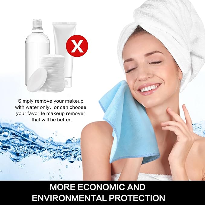SINLAND Microfiber Facial Cloths Fast Drying Washcloth 12inch x 12inch