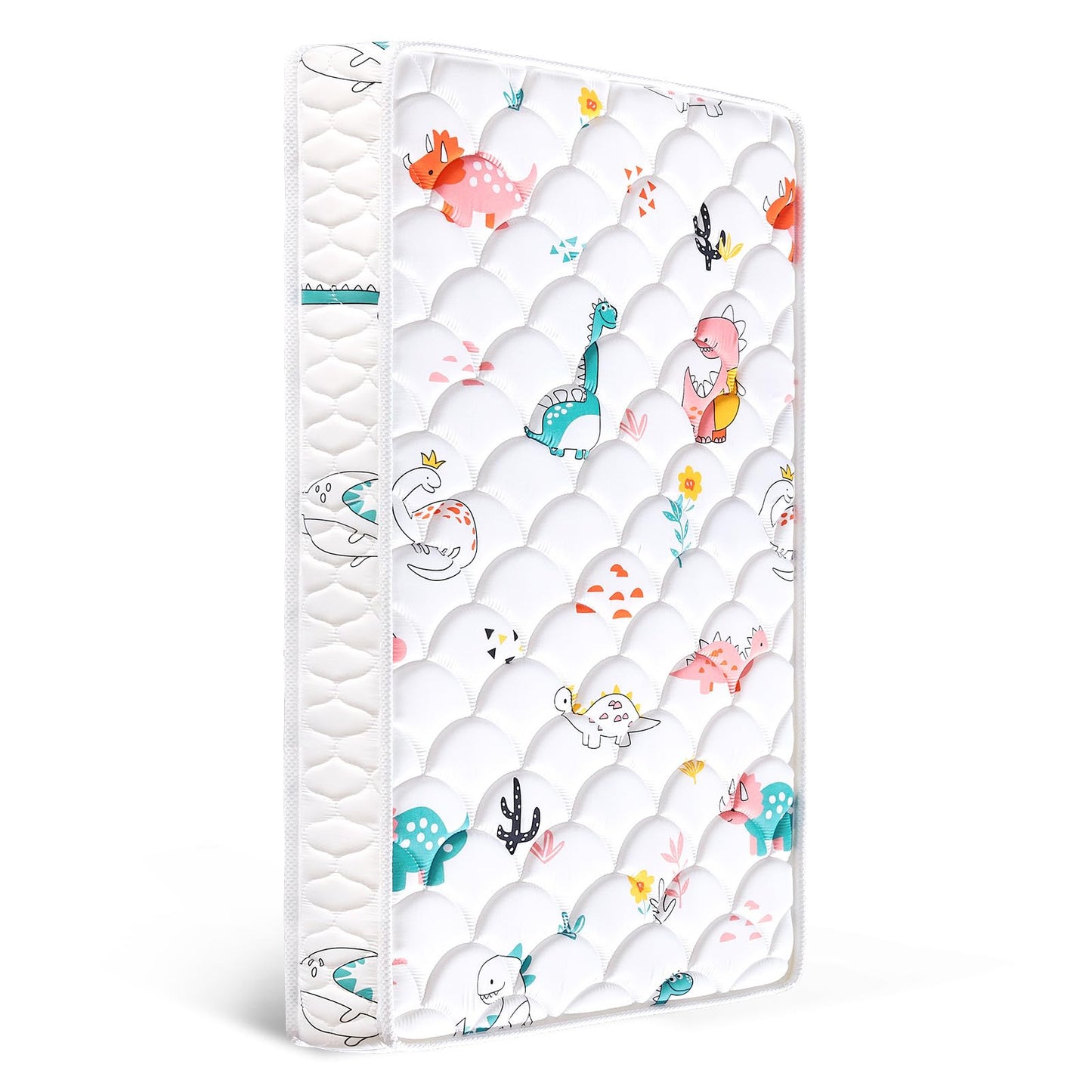 Letmxiu 5" Crib Mattress and Toddler Mattress, Dual-Sided and Firm, Hypoallergenic Crib Mattress, Fits Standard Crib and Toddler Bed