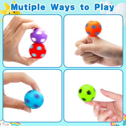 96PCS Fidget Spinner Soccer Balls Sports Birthday Party Favors Bulk for Kids 4-8 8-12 Halloween Goodie Treat Bag Stuffers Classroom Treasure Box Toys Carnival Prizes Pinata Fillers Mini Return Gifts