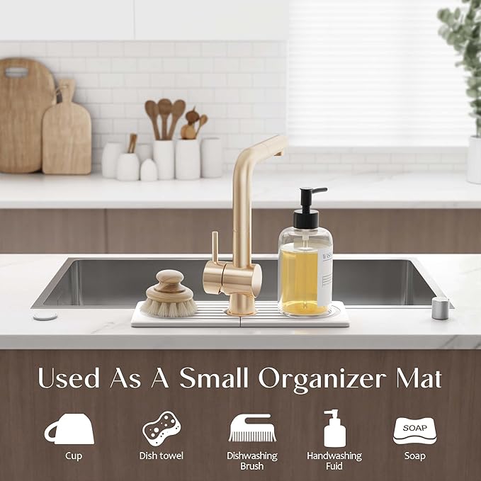 Diatomite Kitchen Faucet Mat