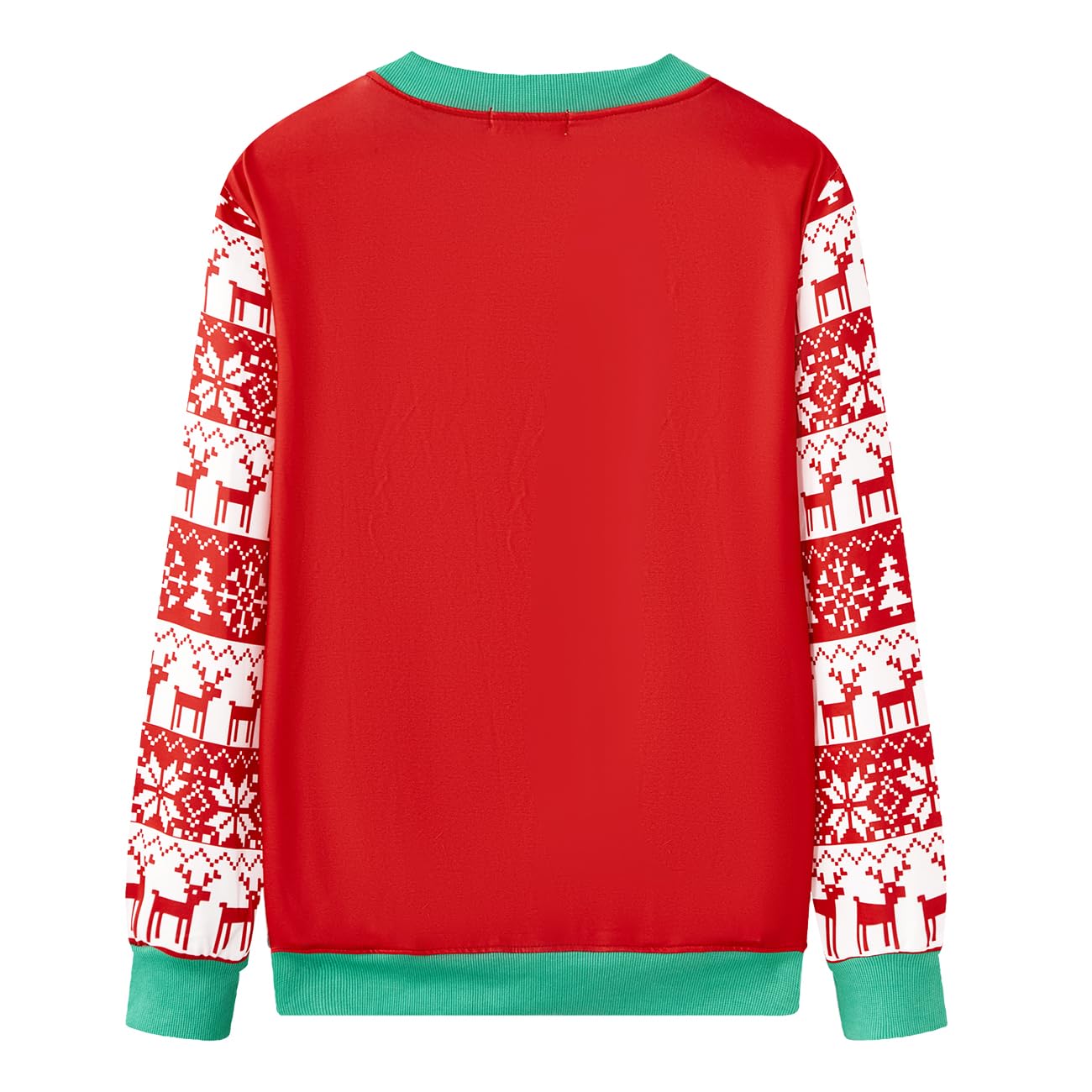 Barlver Womens Ugly Christmas Graphic Sweatshirt Funny Snowman Holiday Long Sleeve Christmas Pullover Tops S