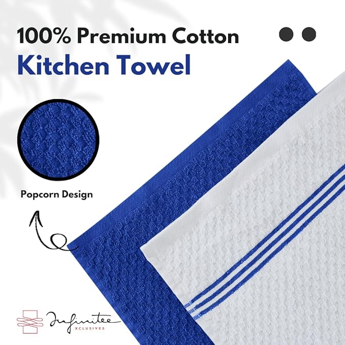 Infinitee Xclusives 100% Cotton Kitchen Towels