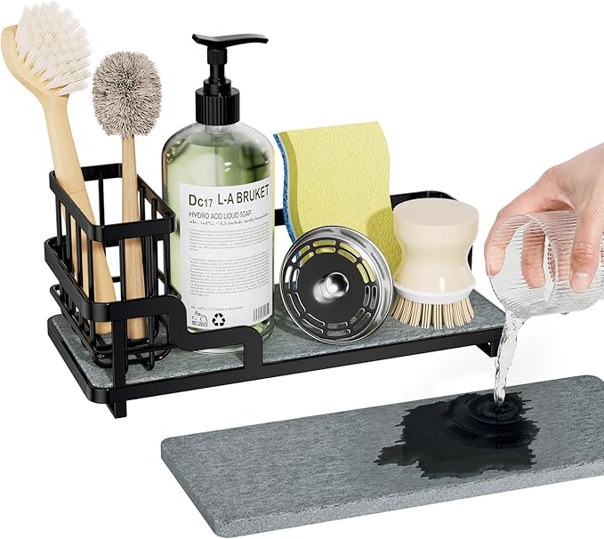 Consumest Sponge Holder for Kitchen Sink