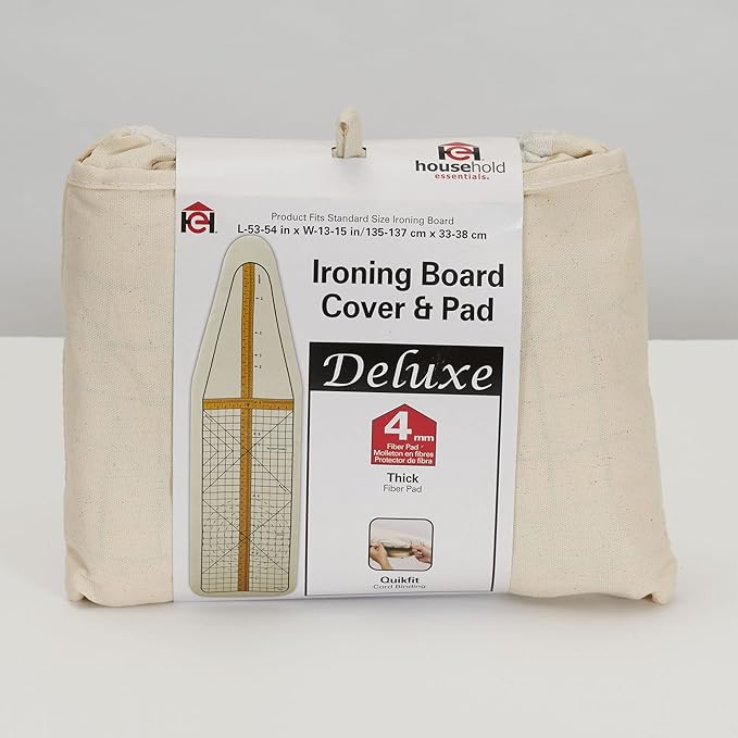 Household Essentials Deluxe Ironing Board Replacement Pad and Cover, Sewing