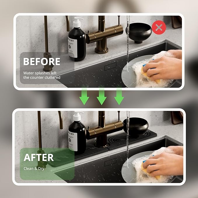 Faucet Mat for Kitchen Sink