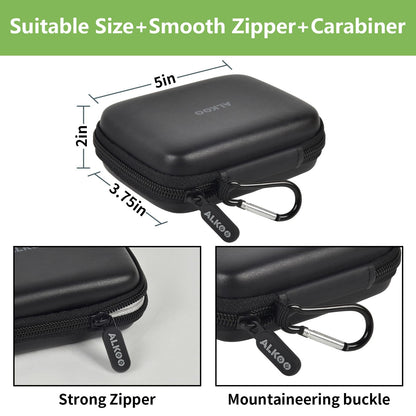 Portable Charger Case Compatible with Anker MagGo Power Bank (10K) 15W MagSafe Battery Pack, Storage Holder for 633/622/621/321/A1654 10000mAh 5000mAh Cell Phone Power Delivery - Carrying Bag Only