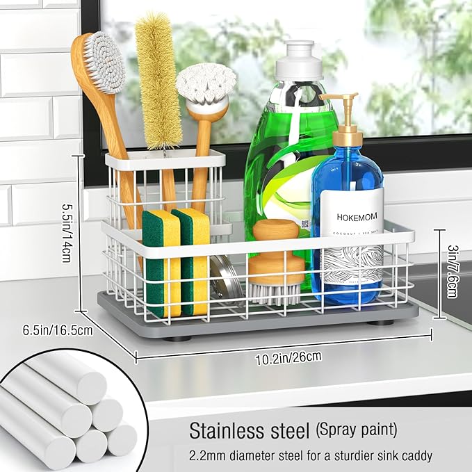 Kitchen Sink Caddy Organizer, Sponge Holder