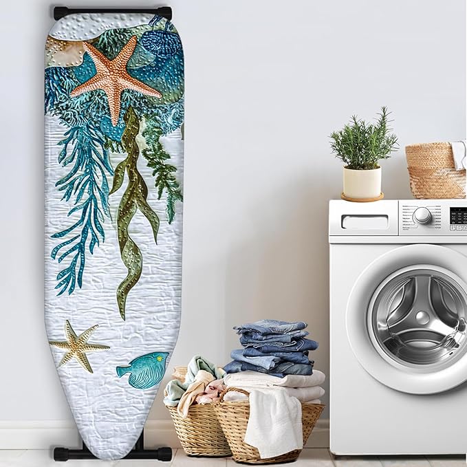 Nuxovilar Sea Creature Ironing Board Cover, 15 * 54inch, Fit Most Standard