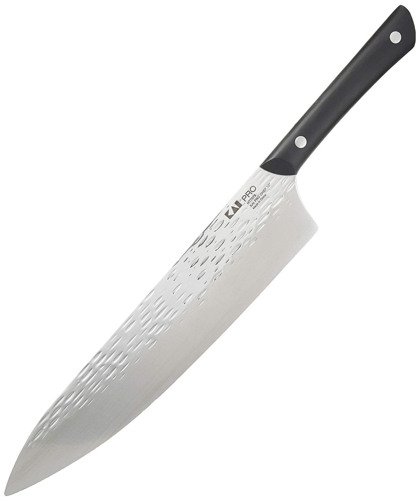 Kai PRO 6" Chef’s Knife, Hand Sharpened Kitchen Knife for Professional and Home Chefs, Japanese AUS6M Stainless Steel Blade, Full-Tang POM Handle, NSF Certified