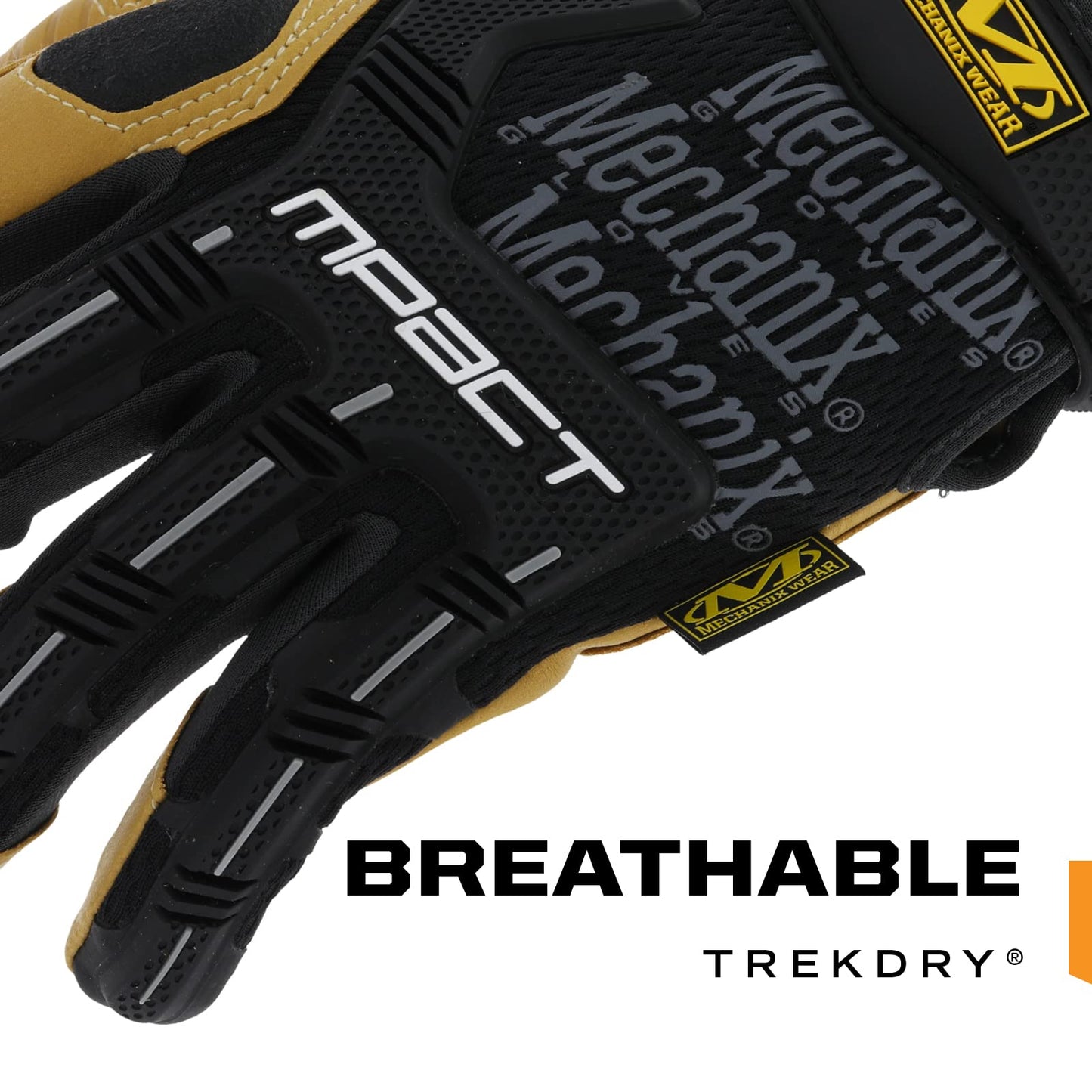 Mechanix Wear - Material4X M-Pact Gloves (X-Large, Black/Brown)