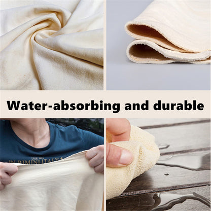 Turnart Genuine Chamois Leather for Car Drying Car Wash Shammy Cloth for Cleaning (S/50×40cm)