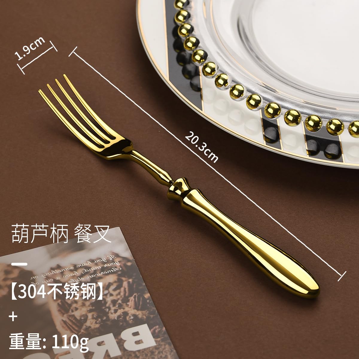 Gold Silverware Set for 4 Flatware Luxury 20 Piece German Gold Utensil Sets 18/8 Stainless Steel Cutlery Set for Kitchen Include Fork Knife Spoon Tableware Fit Hotel Banquet Christmas Essentials