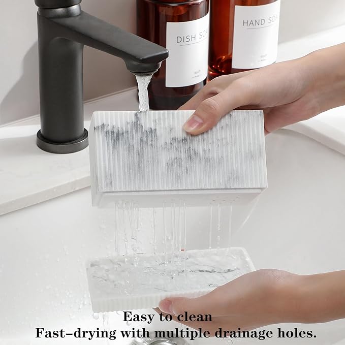 rejomiik Toothbrush Holders for Bathroom Countertop, 3 Slots Electric Tooth