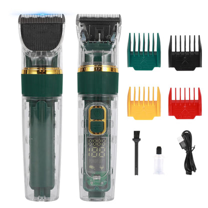 ODJSY Pet Dog Grooming Kit Low Noise - Rechargeable Cordless Dog Clippers, IPX7 Waterproof Clippers with 4 Guide Combs & Stainless Steel Blade for Cats/Dogs/Small Animals
