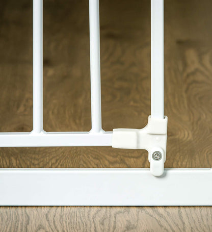 Regalo Easy Step Walk Thru Baby Safety Gate Pressure Mount with Included Extension Kit (104 cm)