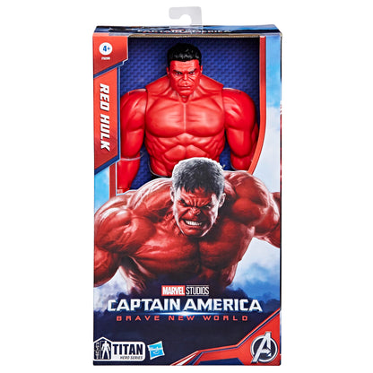 Marvel Studios Captain America Brave New World, Titan Hero Series Deluxe Red Hulk Action Figure