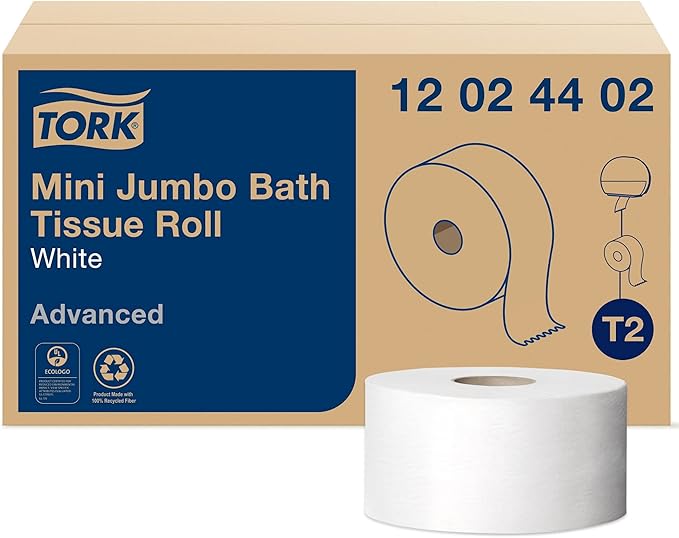 Tork Matic Soft Hand Towel Roll, Quick-Absorbing, Long-Lasting, Thick 2-Ply
