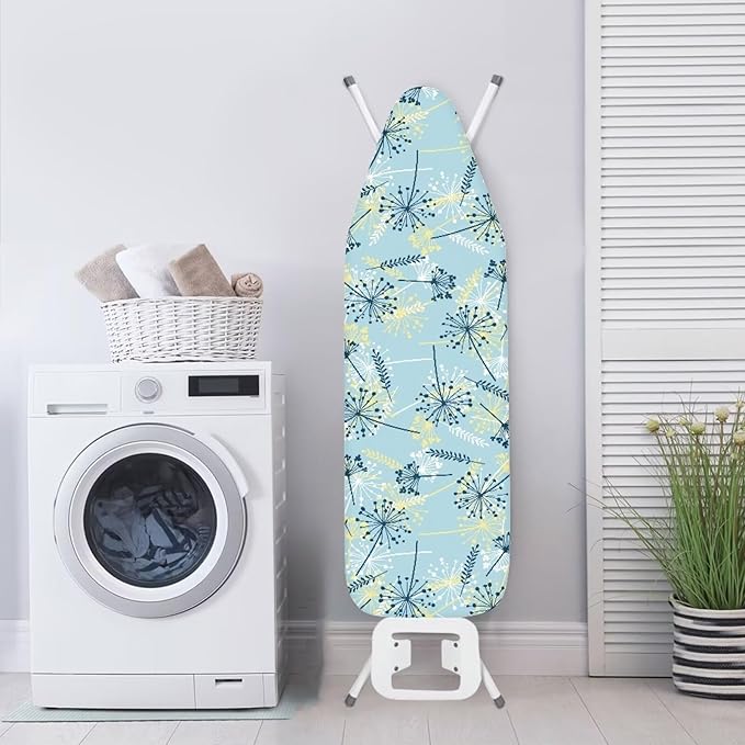 Home Ironing Board Cover, Floral Print Heat Reflective Ironing Board Cushion