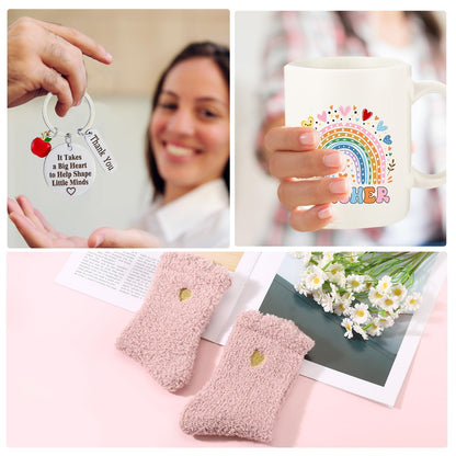 fcaylo Teacher Appreciation Gifts set for Women,Best Teacher Present Ideas for Birthday Retirement Thank You Gifts for teachers