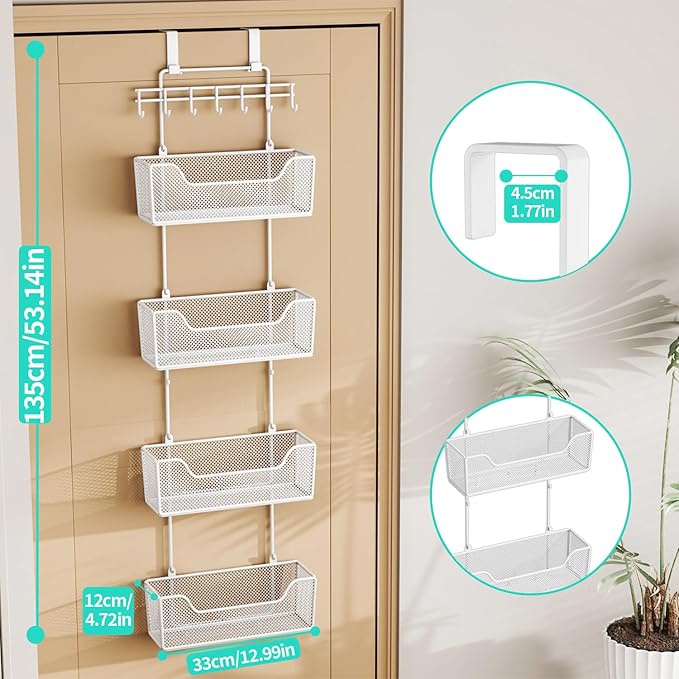 HapiRm Over Door Organizer Storage
