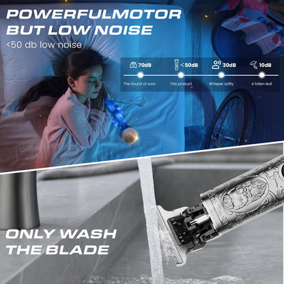 Hair Clippers for Men, Professional Hair Trimmer Barber Cordless Zero Gapped Hair Clippers with LCD Display, Mens Gifts Beard Trimmer T Liners Shavers Edgers Clipper for Hair Cutting - Gold