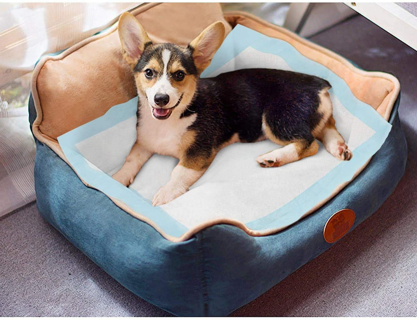 Nobleza 20pcs 60x90cm Ultra Absorbent Leakproof Dog and Puppy Training Pads, Pet Toilet Pee Pads Large Size with Anti Slip