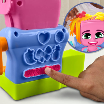 Play-Doh Hair Stylin' Salon Playset with 6 Cans, Pretend Play Toys, Ages 3+