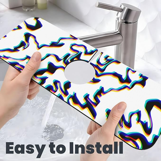 Faucet Draining Mat For Kitchen Sink